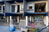 Hurricane Helene aftermath in Steinhatchee, Florida