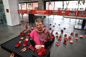 La instalacin de Zapatos Rojos vacos hace visible la violencia de gnero en Mxico