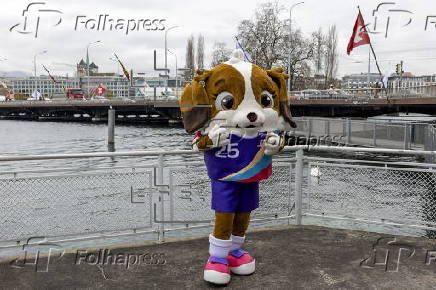 Unveiling of the UEFA Women's EURO 2025 mascot in Geneva