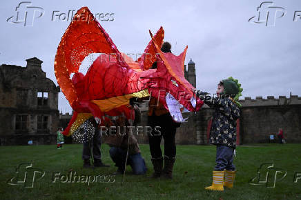 Bolsover Lantern Parade in Derbyshire