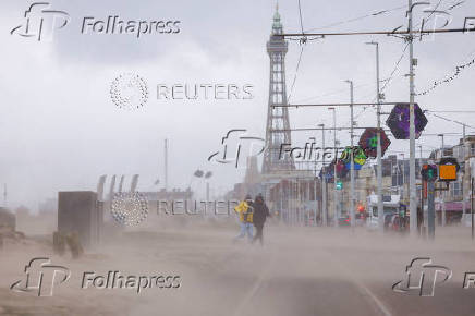 Storm Darragh hits Britain