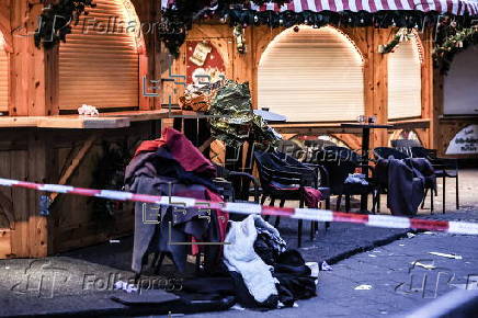 At least two dead and scores injured following vehicle-ramming attack on Christmas market