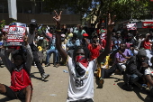 People protests against abductions in Kenya