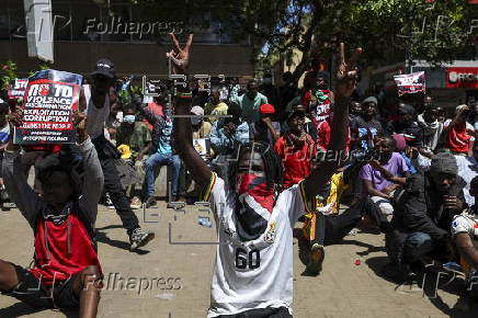 People protests against abductions in Kenya