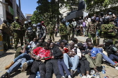 People protests against abductions in Kenya