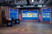 US President Biden receives a briefing on Hurricane Milton