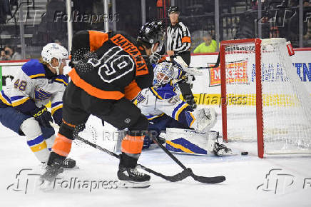 NHL: St. Louis Blues at Philadelphia Flyers