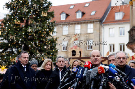 German Chancellor Scholz visits the site of Christmas market attack, in Magdeburg