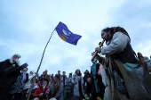 Winter solstice at 5000-year-old stone age tomb of Newgrange in Ireland