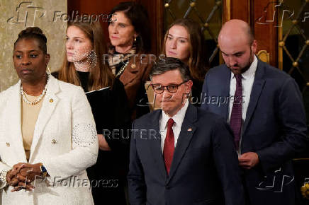 U.S. representatives gather to vote for their new Speaker of the House on the first day of the new Congress at the U.S. Capitol in Washington