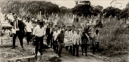 Amigos e familiares durante o