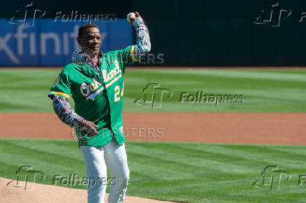 MLB: Texas Rangers at Oakland Athletics