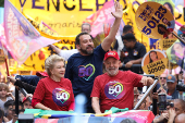 ltimo ato de campanha do candidato Guilherme Boulos (PSOL) na Avenida Paulista