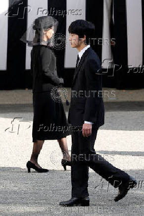 Funeral service of Japan's late Princess Mikasa