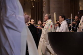 Sunday mass at Notre Dame Cathedral in Paris