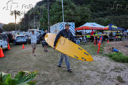 Eddie Aikau Big Wave Invitational surfing event at Waimea Bay