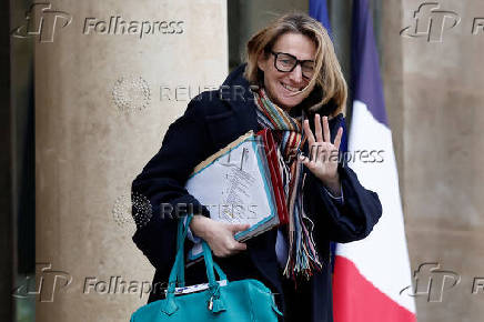 Weekly cabinet meeting at the Elysee Palace in Paris