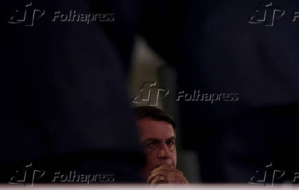 O presidente Jair Bolsonaro durante evento no Palcio