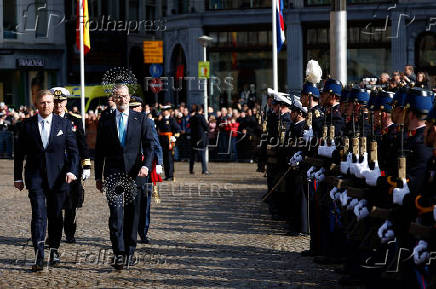 Spain's King Felipe and Queen Letizia visit the Netherlands