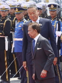 Brunei's Sultan Hassanal Bolkiah visits Thailand