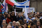 Rally in Paris for Israeli hostages held in Gaza