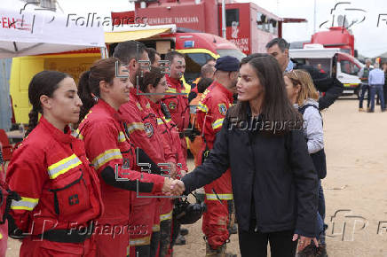 Los reyes visitan Paiporta