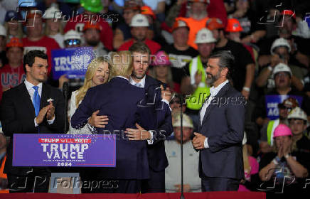 Republican presidential nominee and former U.S. President Donald Trump campaigns in Pittsburgh