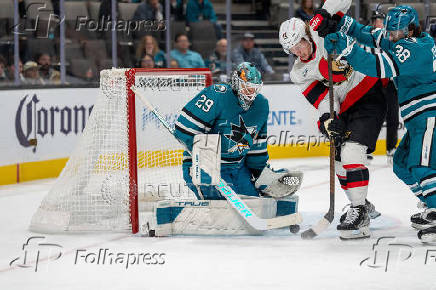 NHL: Ottawa Senators at San Jose Sharks