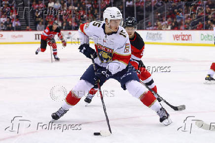 NHL: Florida Panthers at New Jersey Devils