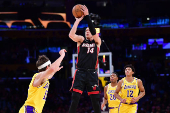 NBA: Miami Heat at Los Angeles Lakers