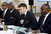 Submission of the report of the Cameroon memorial commission at the Elysee Palace in Paris