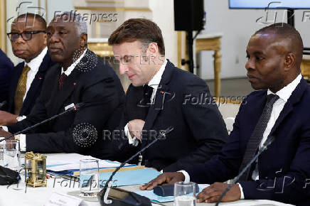 Submission of the report of the Cameroon memorial commission at the Elysee Palace in Paris