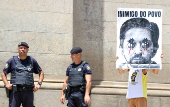 Movimento passe livre fez protesto durante a missa na catedral da S