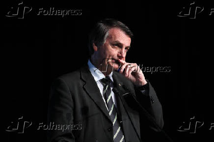 O deputado Jair Bolsonaro (PSL), pr-candidato  Presidncia 