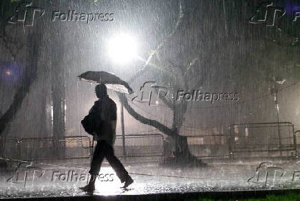 Chove forte em So Paulo