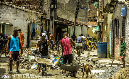 Comunidade do Bode, na zona sul de Recife