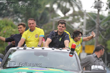 Motociata com Bolsonaro e com Bruno Engler em BH