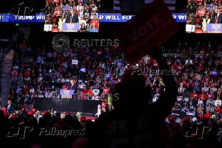 Republican presidential nominee and former U.S. President Donald Trump campaigns in Henderson