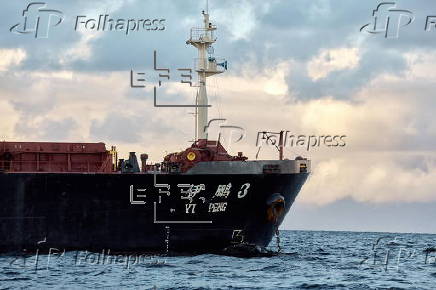 Chinese bulk carrier under surveillance in Danish waters