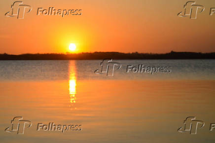 Nascer do sol em Araruama no RJ