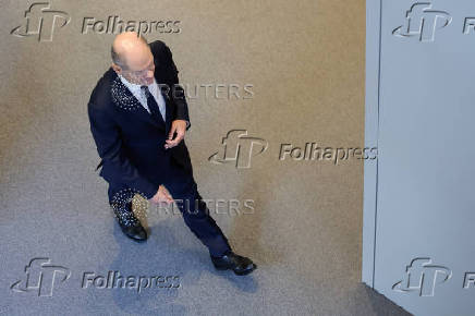 Session of the lower house of parliament in Berlin