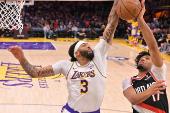 NBA: Portland Trail Blazers at Los Angeles Lakers