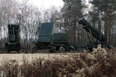 Patriot launchers at Polish military base