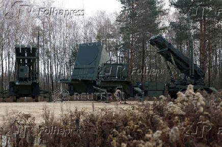 Patriot launchers at Polish military base