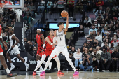 NBA: Portland Trail Blazers at San Antonio Spurs