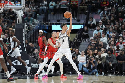 NBA: Portland Trail Blazers at San Antonio Spurs