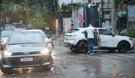 Alagamento na zona oeste de SP