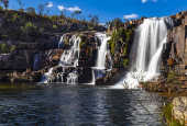 A Cachoeira da Muralha, atrao do Parque Nacional da Chapada dos Veadeiros