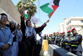 Protest to mark the 76th anniversary of the Nakba, in Amman