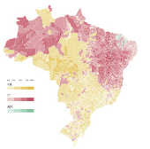 Veja o mapa de apuração de todas as cidades do Brasil